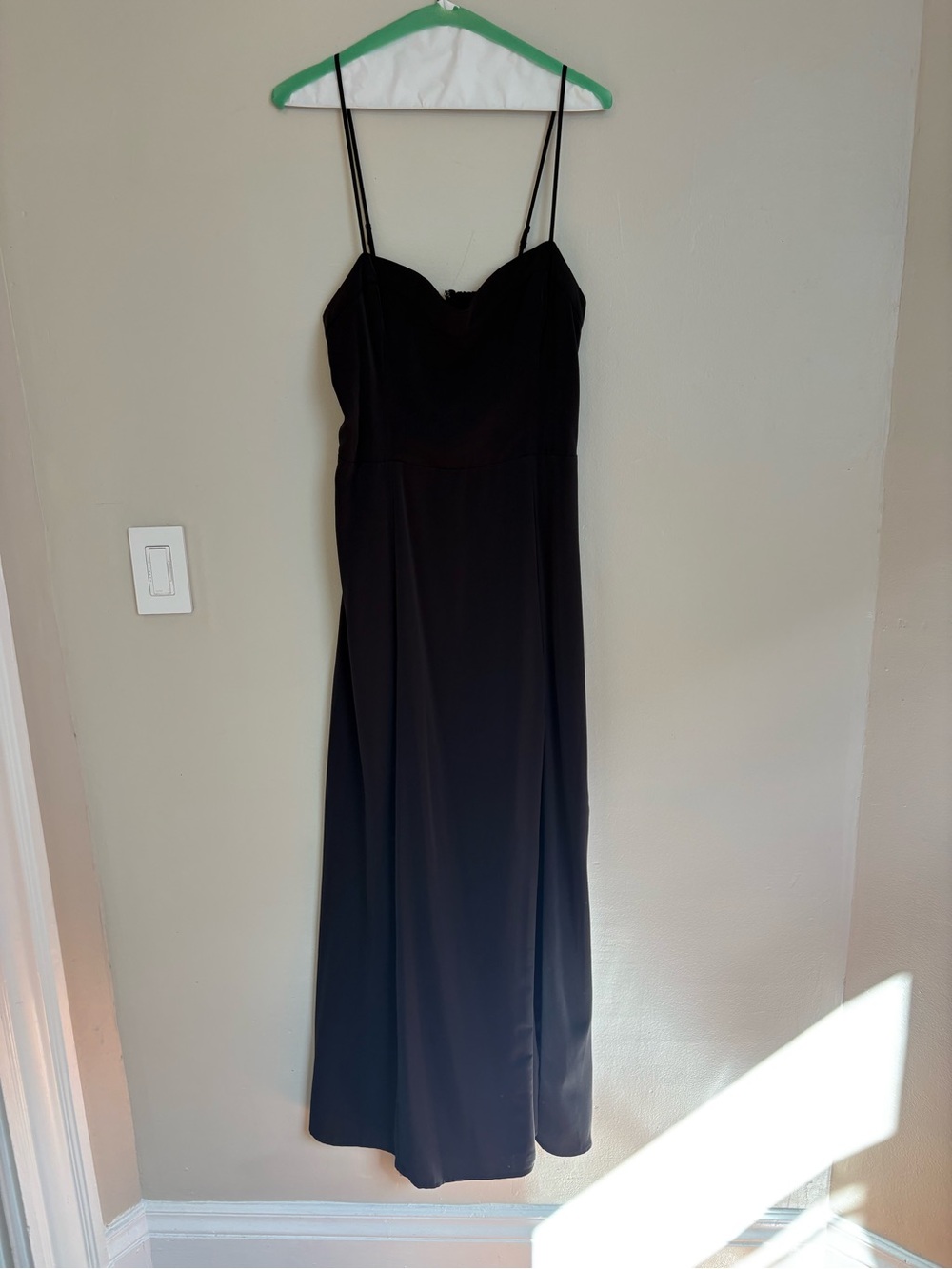 Abercrombie Black Maxi Dress Size M Tall Wedding Guest Formal